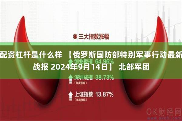 配资杠杆是什么样 【俄罗斯国防部特别军事行动最新战报 2024年9月14日】 北部军团