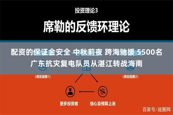 配资的保证金安全 中秋前夜 跨海驰援 5500名广东抗灾复电队员从湛江转战海南