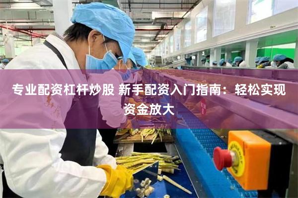 专业配资杠杆炒股 新手配资入门指南：轻松实现资金放大