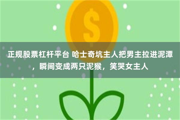 正规股票杠杆平台 哈士奇坑主人把男主拉进泥潭，瞬间变成两只泥猴，笑哭女主人