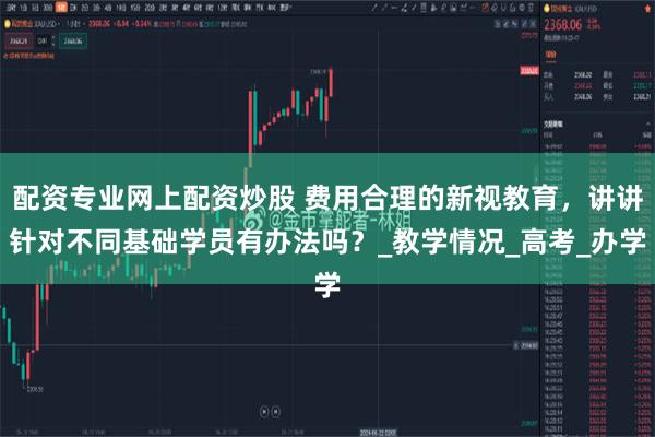 配资专业网上配资炒股 费用合理的新视教育，讲讲针对不同基础学员有办法吗？_教学情况_高考_办学